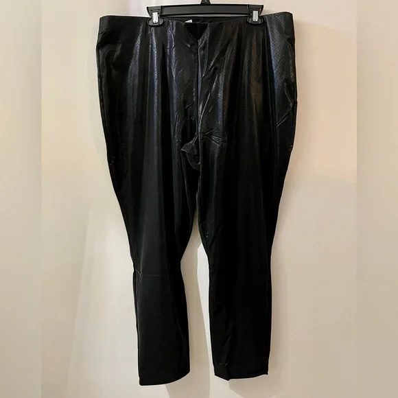 Brand New  Leather Leggings/ Pants Size 22/24, 26/28 - Picture 13 of 14